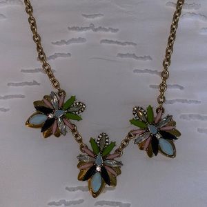 Pastel Jeweled J. Crew Statement Necklace